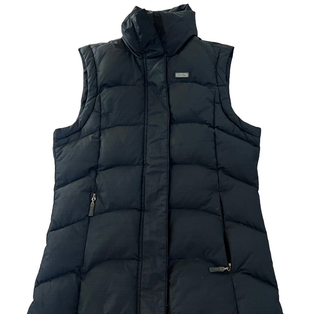 Oakley Women’s Size XS Black Full Zip Quilted Puffer Vest w/Duck Down